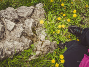 Füße @Burgruine Hohenfreyberg