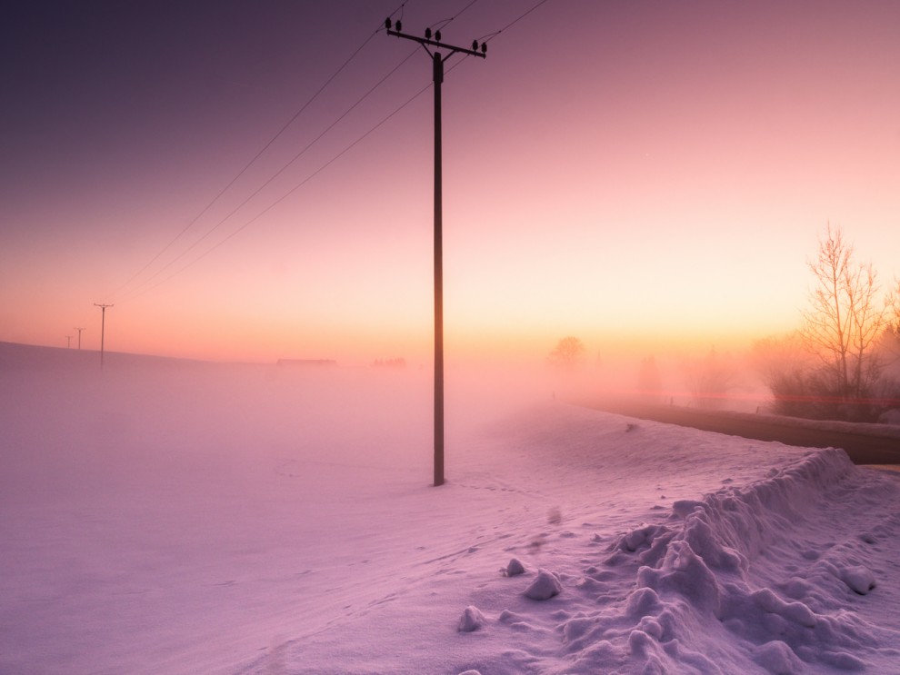 Als mir dort das Auto durchgefahren ist, kam die Idee mit der Lichtspur.