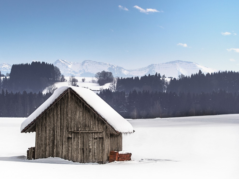 Selbe Stelle wie die Nebelbilder, nur ein paar Tage später. Der sureale Fön.